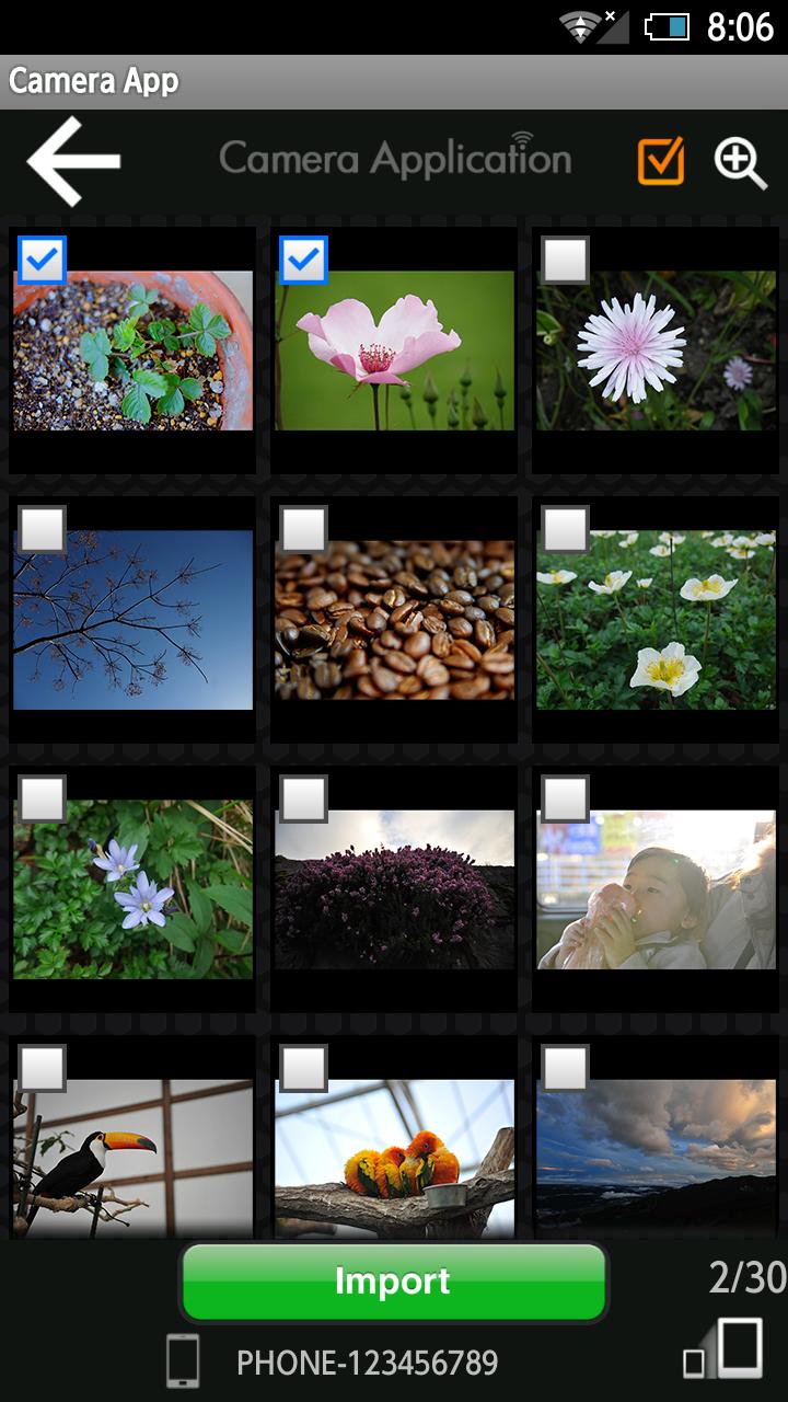 FUJIFILM Camera Application Screen 3