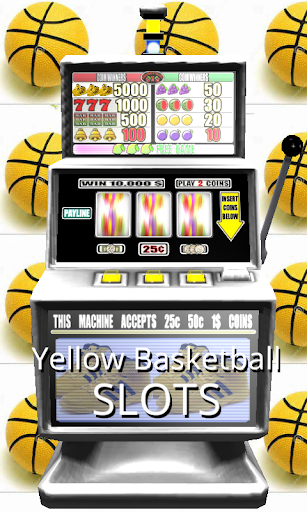 3D Yellow Basketball Slots