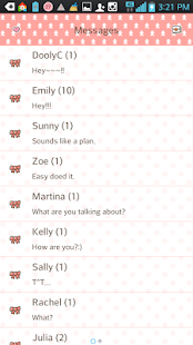 bebe_chick go sms theme Screenshots 3