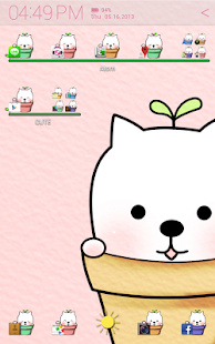 Lastest Dog Cute Atom theme APK
