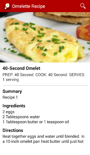 【免費生活App】Omelette Recipe-APP點子