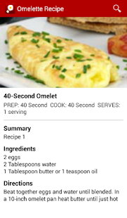 Omelette Recipe Screenshots 2