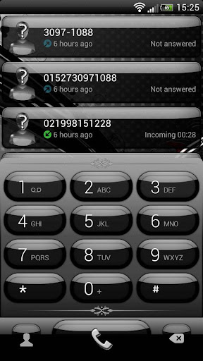 exDialer Jelly Black Theme