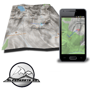 SILVRETTA ALPS map logo