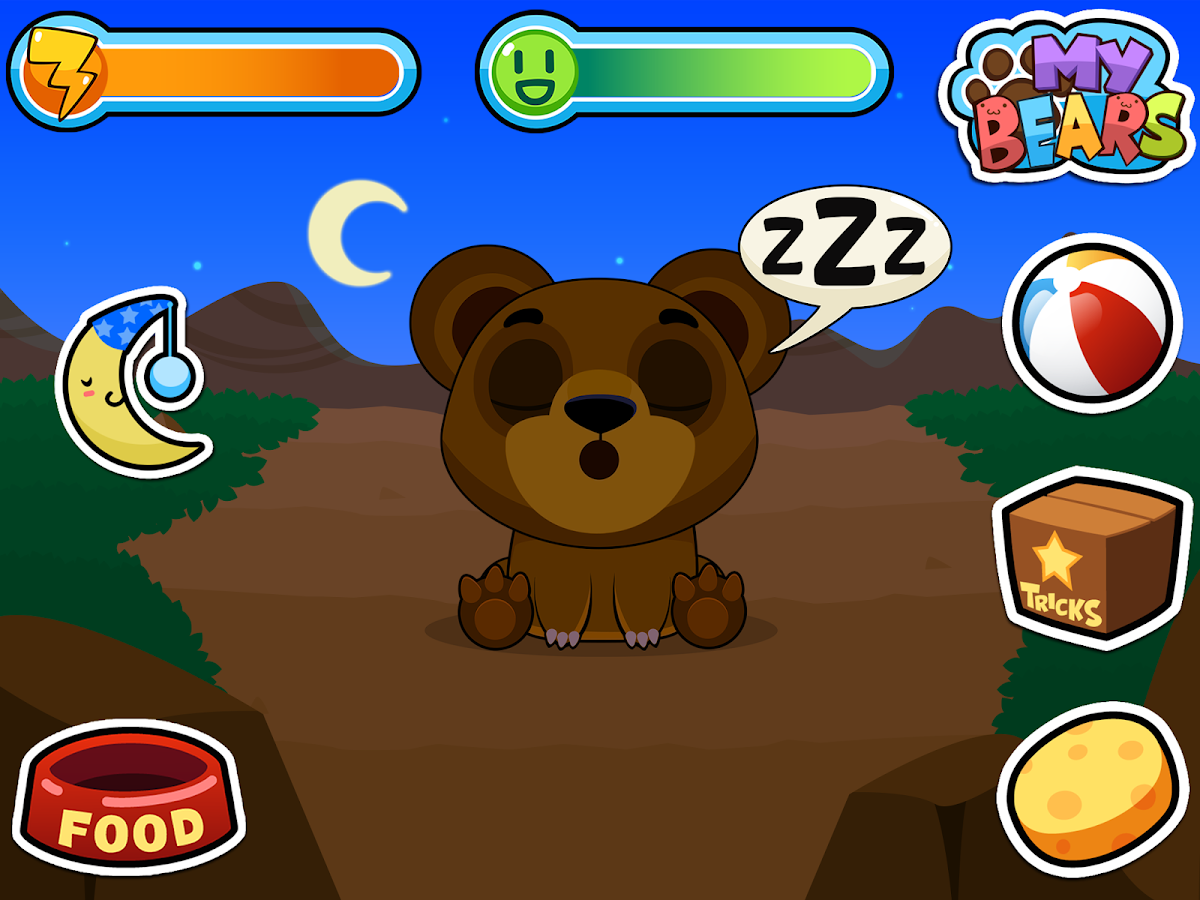 My Virtual Bear Pet Animals Apl Android Di Google Play