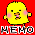 Memo pad Widget CHICK Full logo