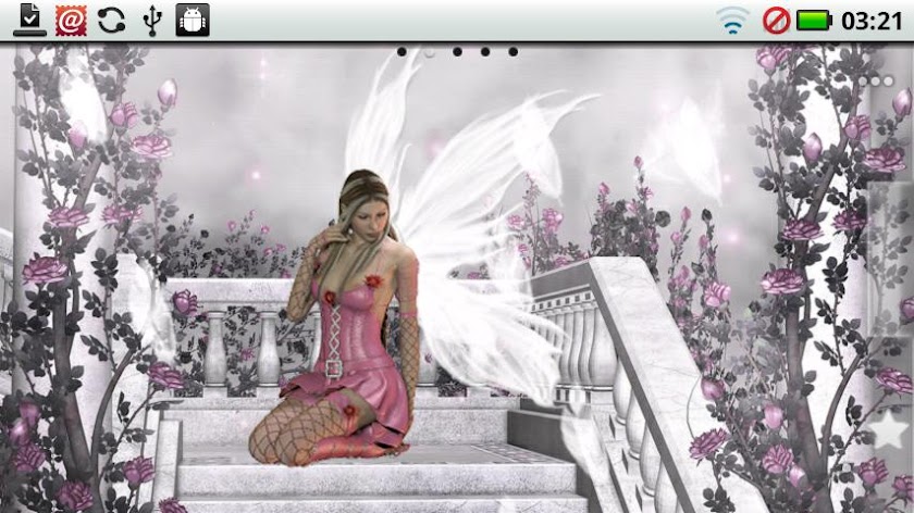 Angel Moon Live Wallpaper Screen 2