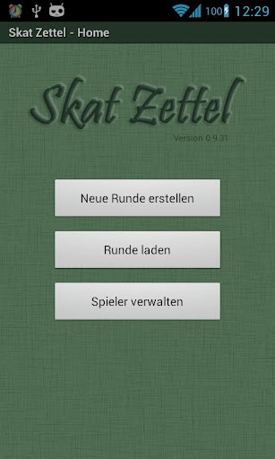 Skat Zettel