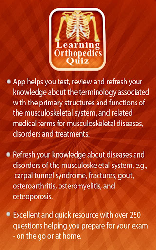 Learning Orthopedics Quiz