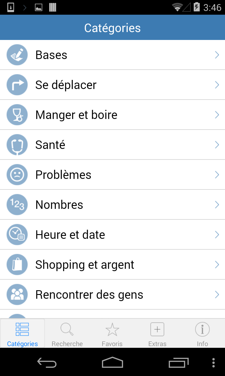 Android application Swedish Translation with Audio screenshort