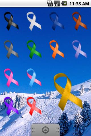 Awareness Ribbon - Purple Screen 3
