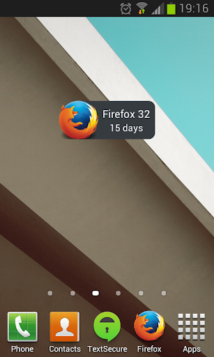 Firefox Countdown Widget