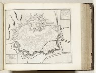 Plattegrond van Perpignan, ca. 1693-1696