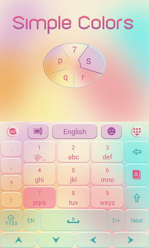 【免費個人化App】Simple Colors Keyboard Theme-APP點子