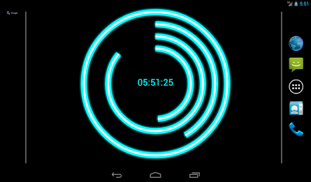 Neon Clock Live Free Wallpaper poster 15
