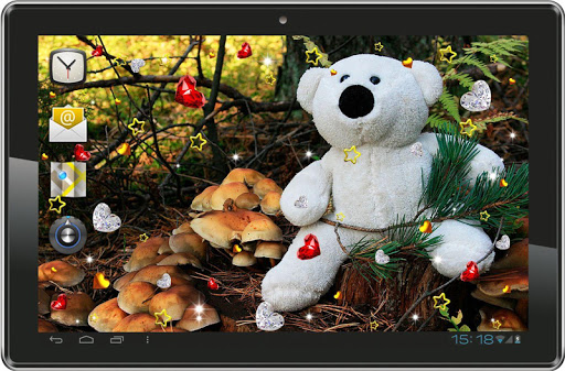 【免費個人化App】My Lovely Teddy live wallpaper-APP點子