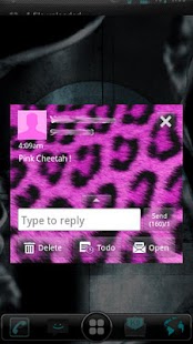 How to install GO SMS Pink Cheetah Theme 1.3 unlimited apk for bluestacks