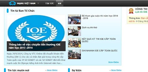 Hình ảnh Ioe - App Luyện Thi Tiếng Anh trên máy tính PC Windows & Mac
