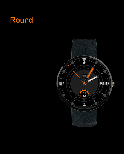 Orange Point Free Watch Face