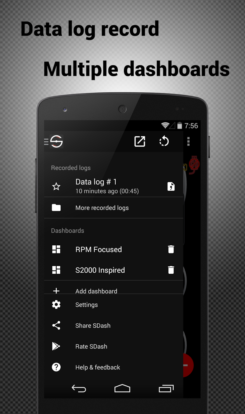 SDash - Hondata Bluetooth Screen 3