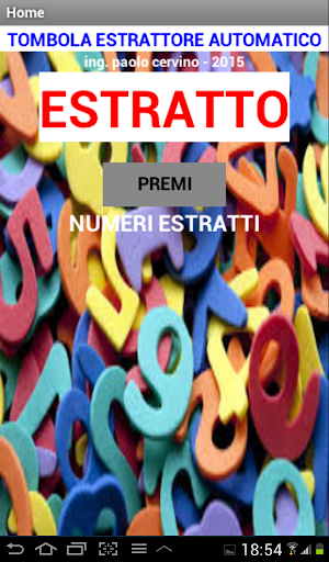 Tombola estrattore numeri