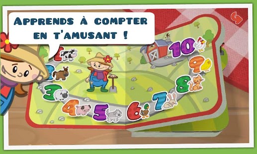 Capture d'ecran de l'application Android Farm 123 - Learn to count