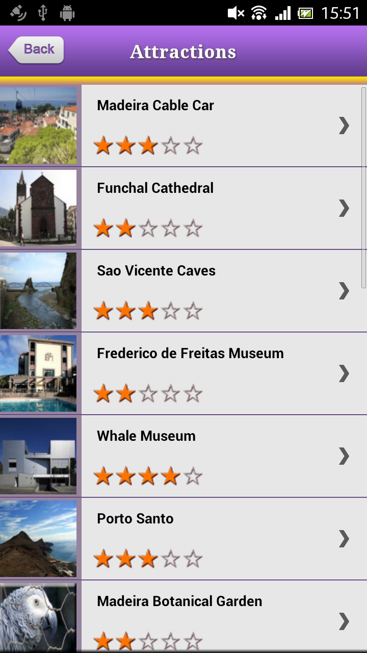 Madeira  Offline Travel Guide Screen 3