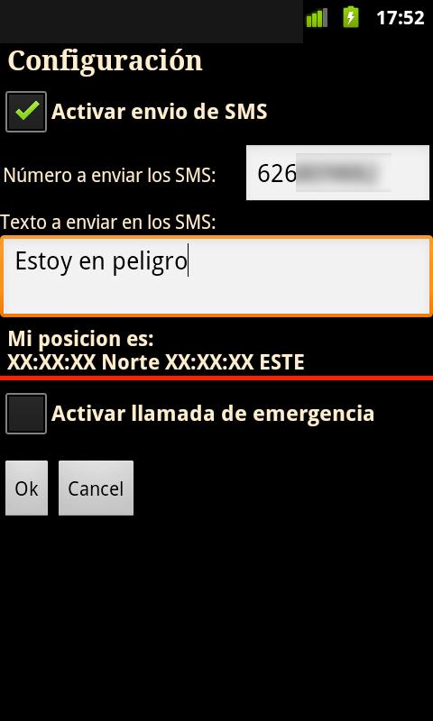 Emergency Call Screen 3
