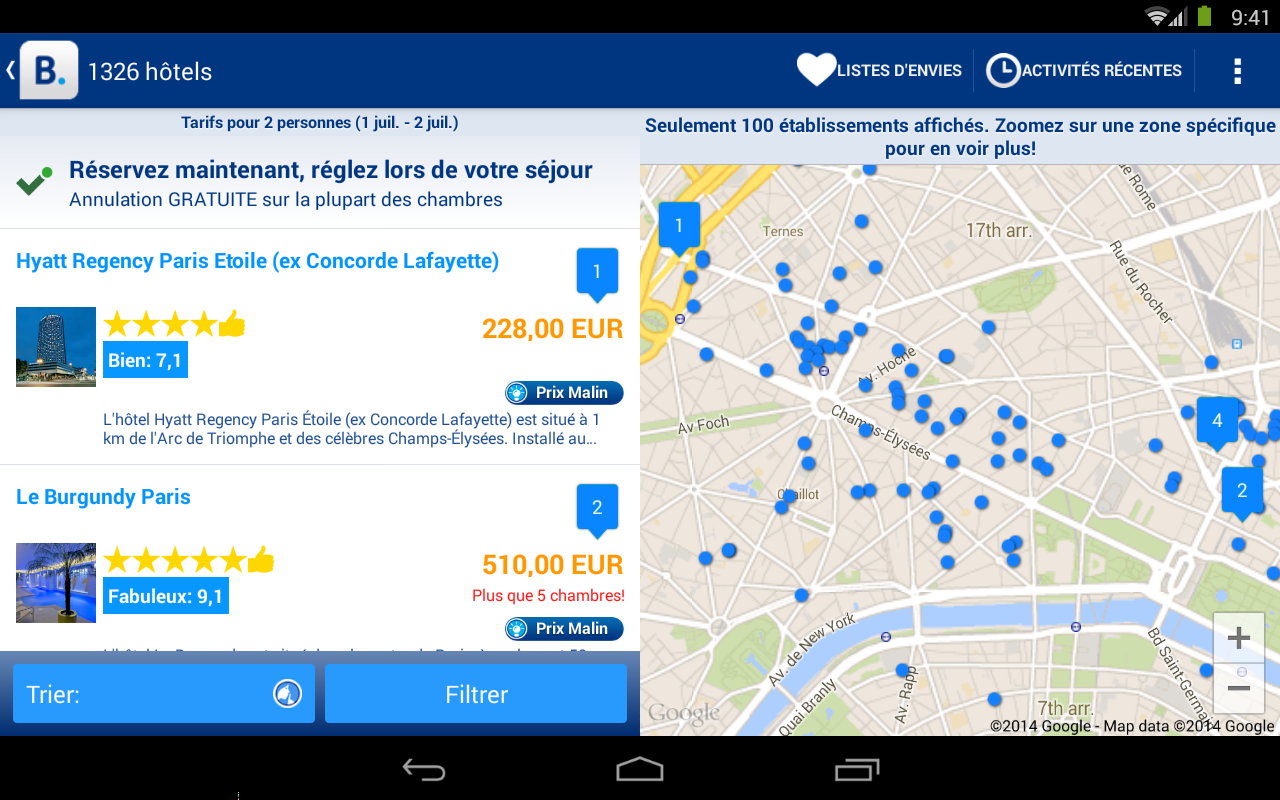   Booking.com Réservez un Hôtel – Capture d'écran 