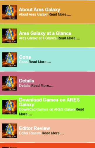 Ares Galaxy Guide