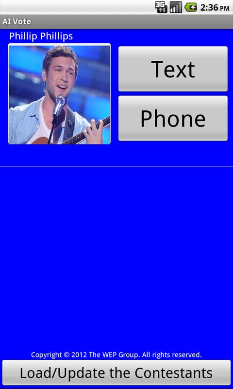A.I. Vote Screen 2