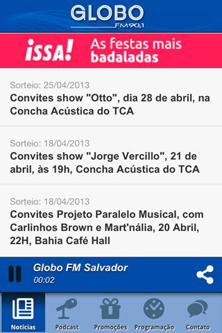 【免費音樂App】Globo FM Salvador-APP點子