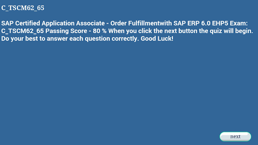 免費下載教育APP|SAP C_TSCM62_65 Test Yourself app開箱文|APP開箱王