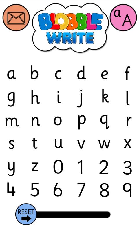 Android application Blobble Write screenshort