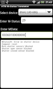 ATM M-Status Translator