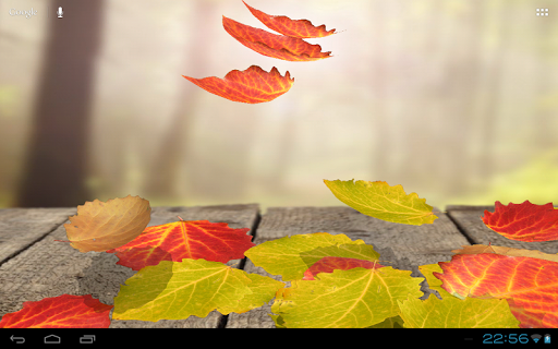 Falling Leaves 3D Wallpaper