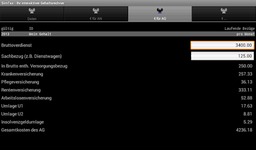 【免費財經App】SimTax Gehaltsrechner 2015-APP點子