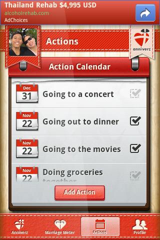 Marriage anniversary Alert PRO Screen 3