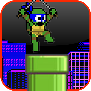 NINJA TURTLES FLAPY 動作 App LOGO-APP開箱王