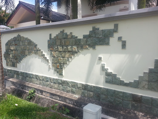 Pixel Mosaic Wall