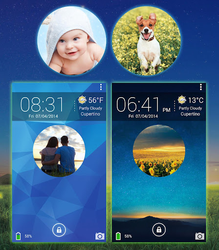 Galaxy S5 Photo Screen Lock