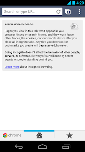 Navigateur Google Chrome - screenshot thumbnail