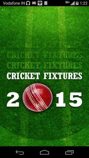 Cricket Fixtures 2015