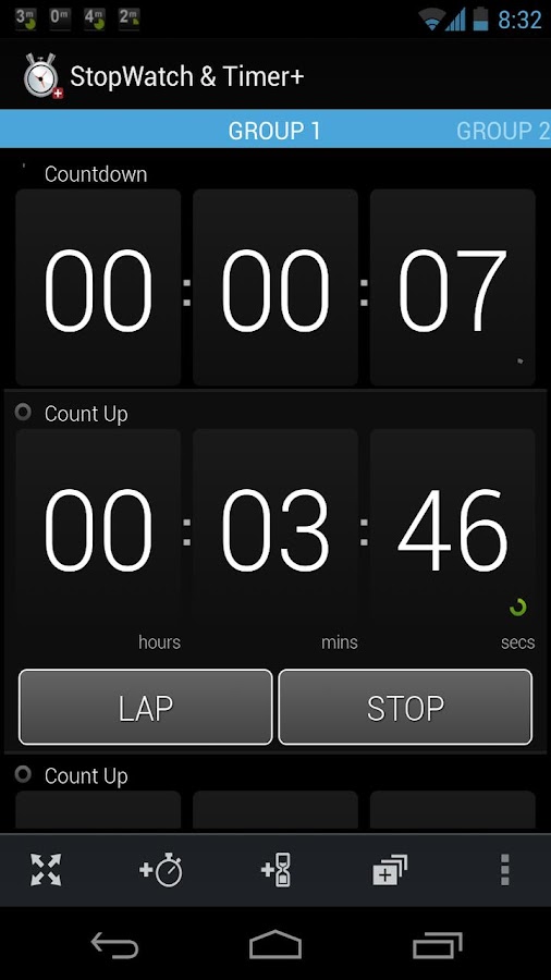 StopWatch & Timer+ - screenshot