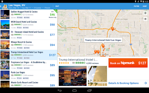 Hipmunk Hotels & Flights - screenshot thumbnail