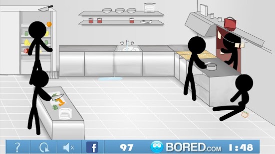 Lastest Stickman Click Death Kitchen APK for Android
