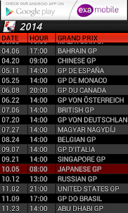 Free Download Formula 2015 Racing Calendar APK