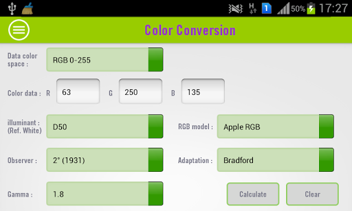 Color Calculator