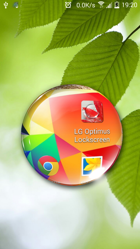 LG Optimus Lockscreen - screenshot