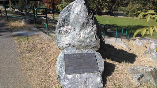 Rex Tussing Park Memorial Rock